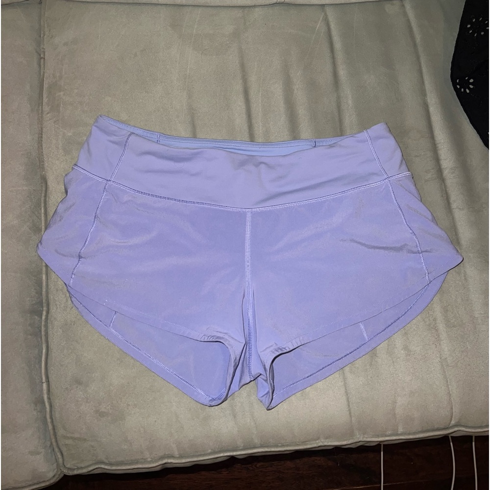 Lululemon Blue/ Purple Speed Up Shorts